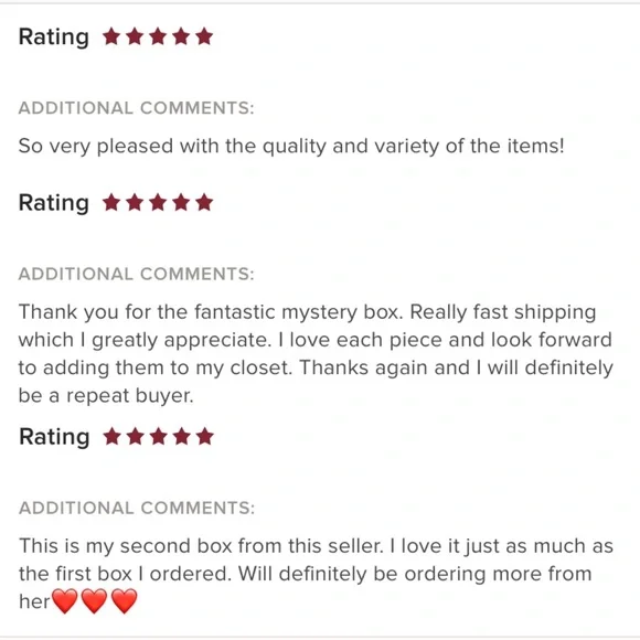 RESELLER MYSTERY BOX 5/$30 - Picture 7 of 9